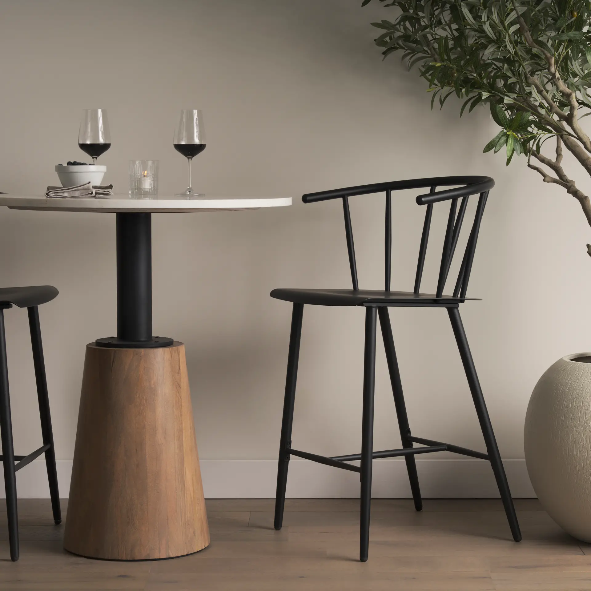Colin Black Metal Counter Stool-2