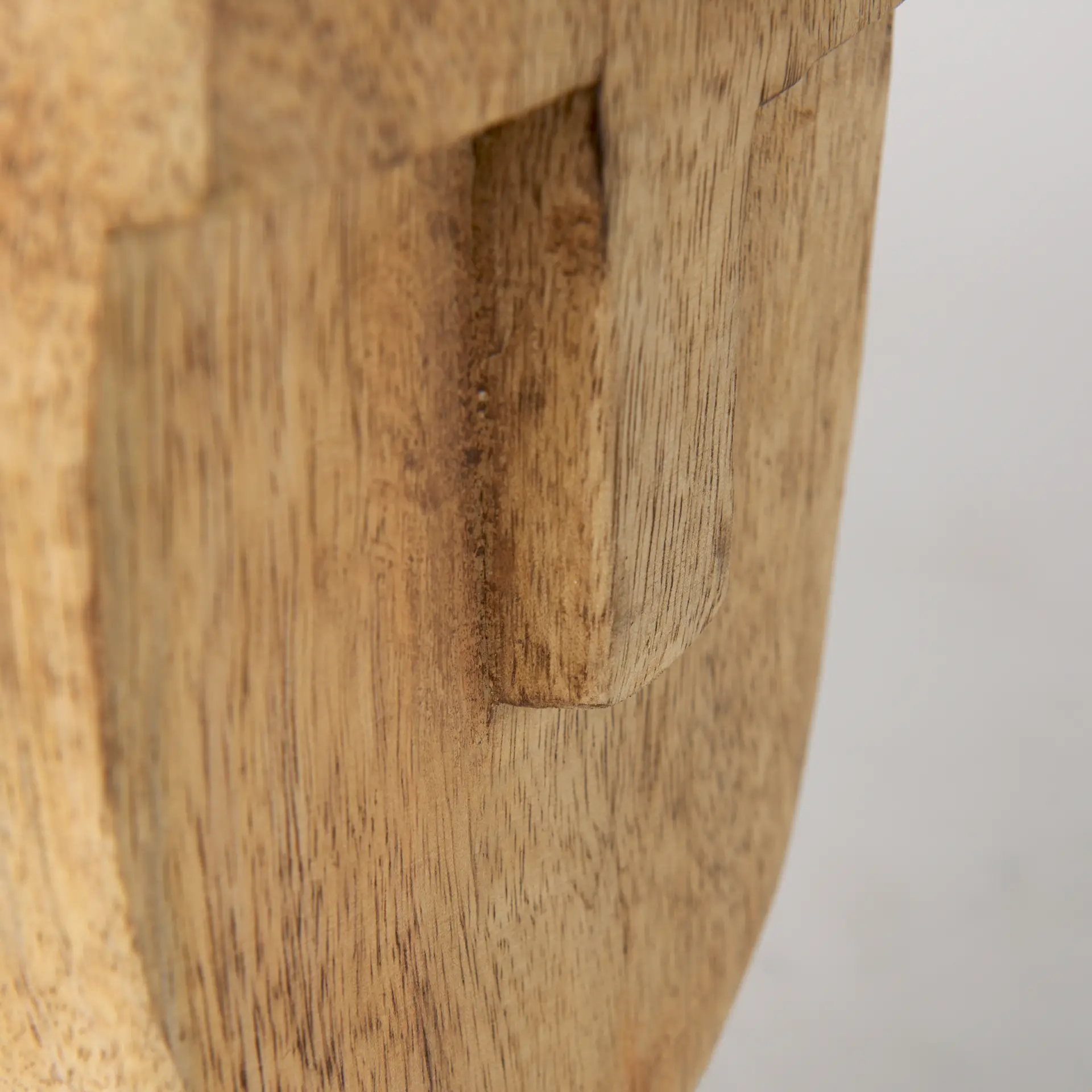 Ivan Medium Wooden Head Sculpture-10