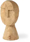 Ivan Medium Wooden Head Sculpture
