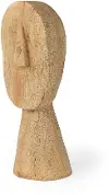 Ivan Large Wooden Head Sculpture