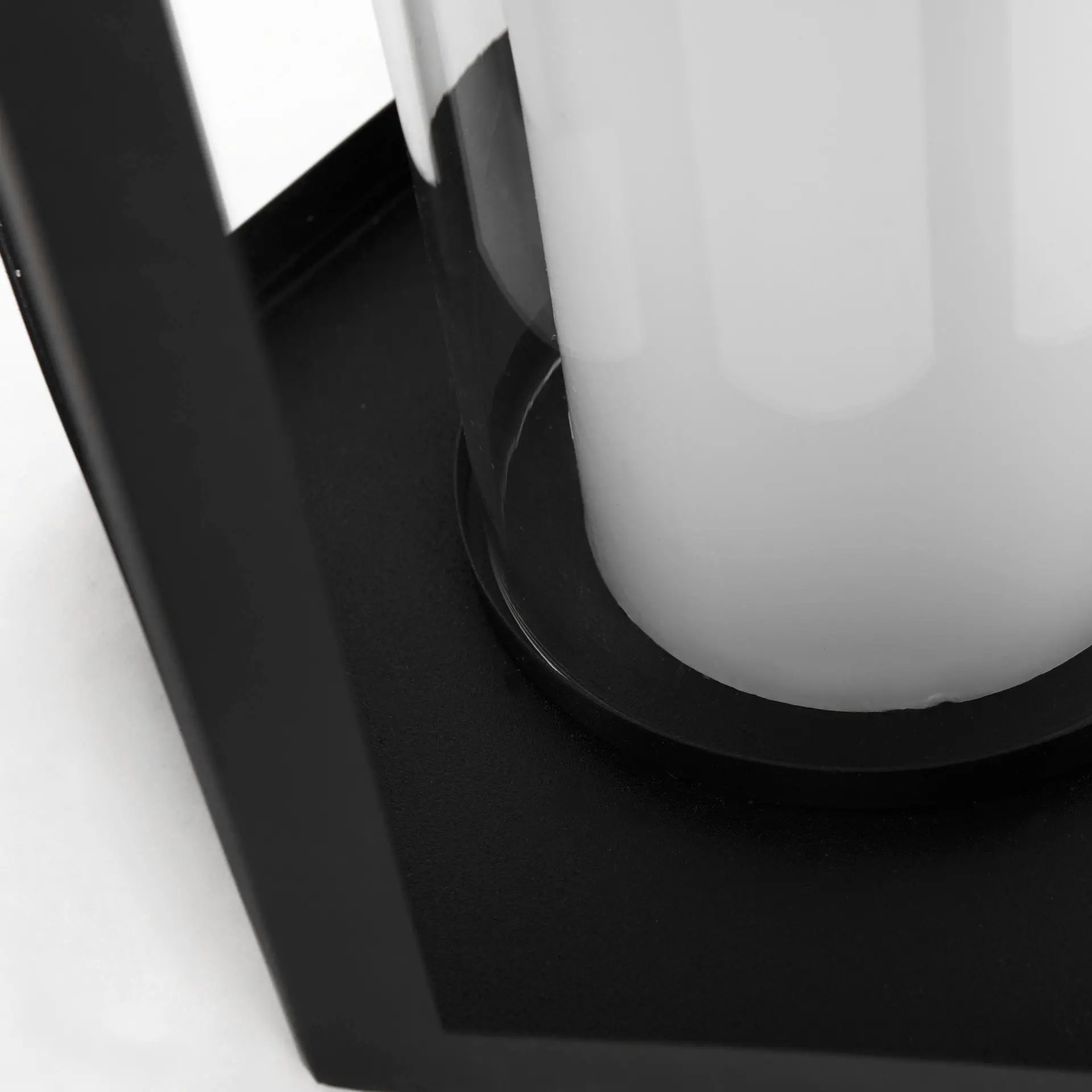 Balley Set of Two Matte Black Metal Candle Holder Lanterns-6