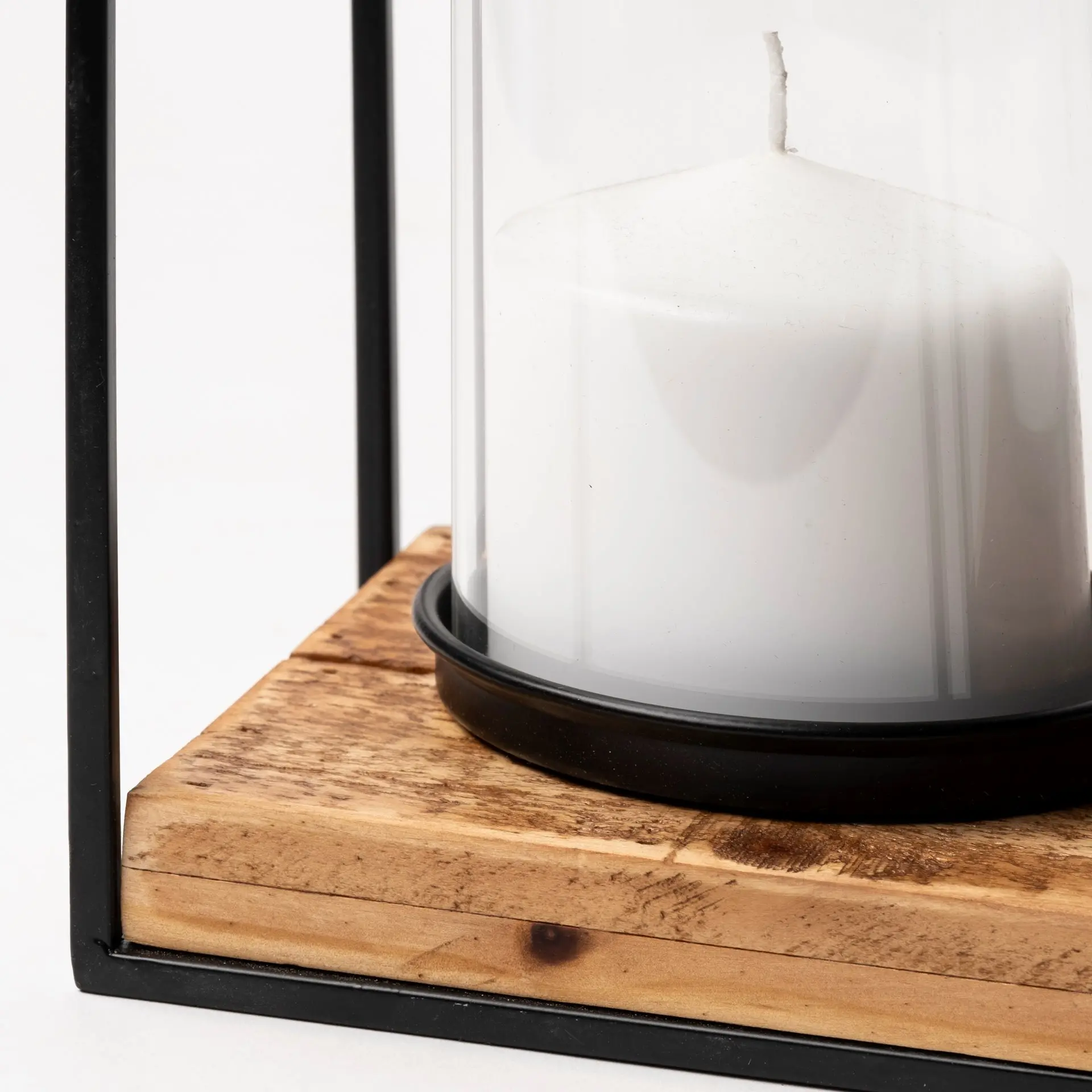 Leopold Black Metal Candle Holders, Set of 2-5