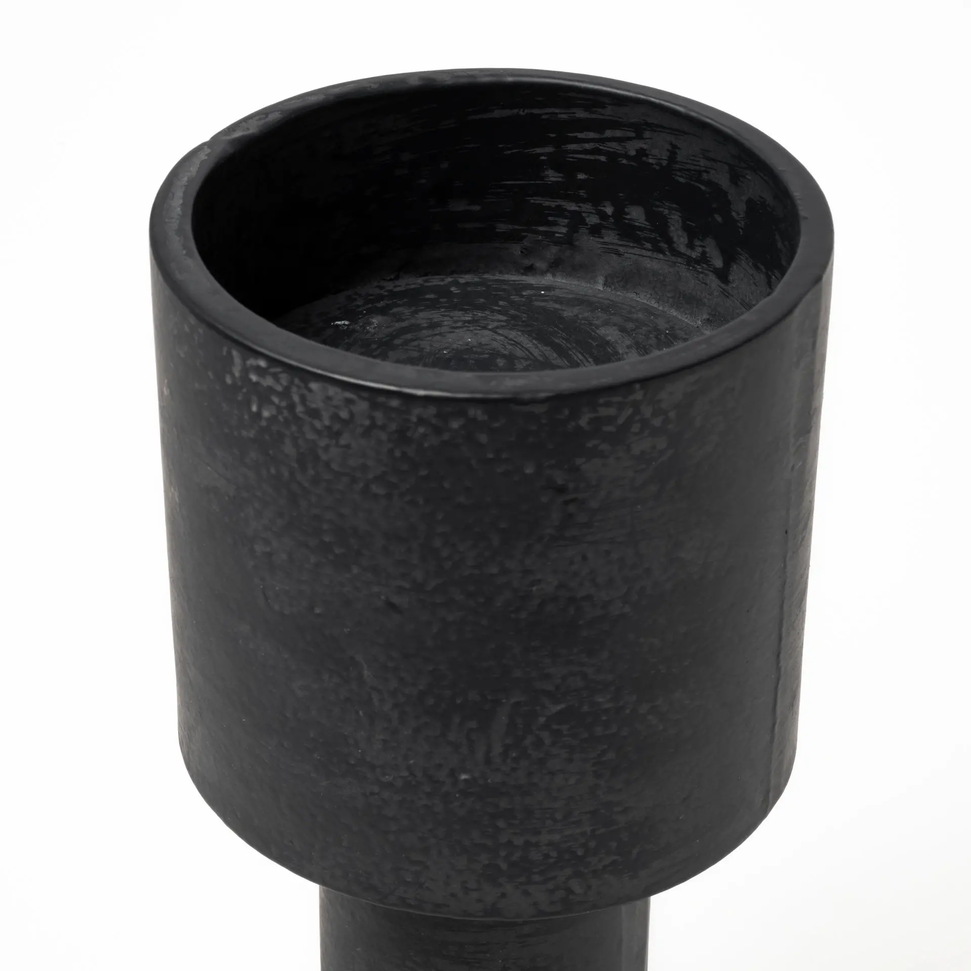 Bolton Black Metal Candle Holders, Set of 2-10