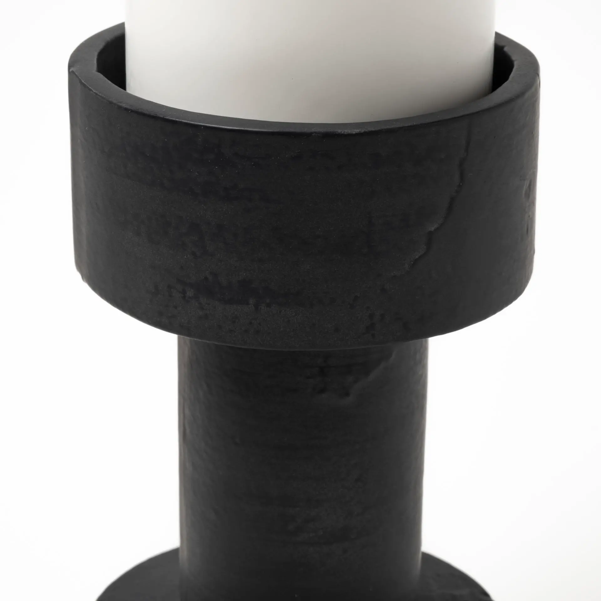 Bolton Black Metal Candle Holders, Set of 2-6
