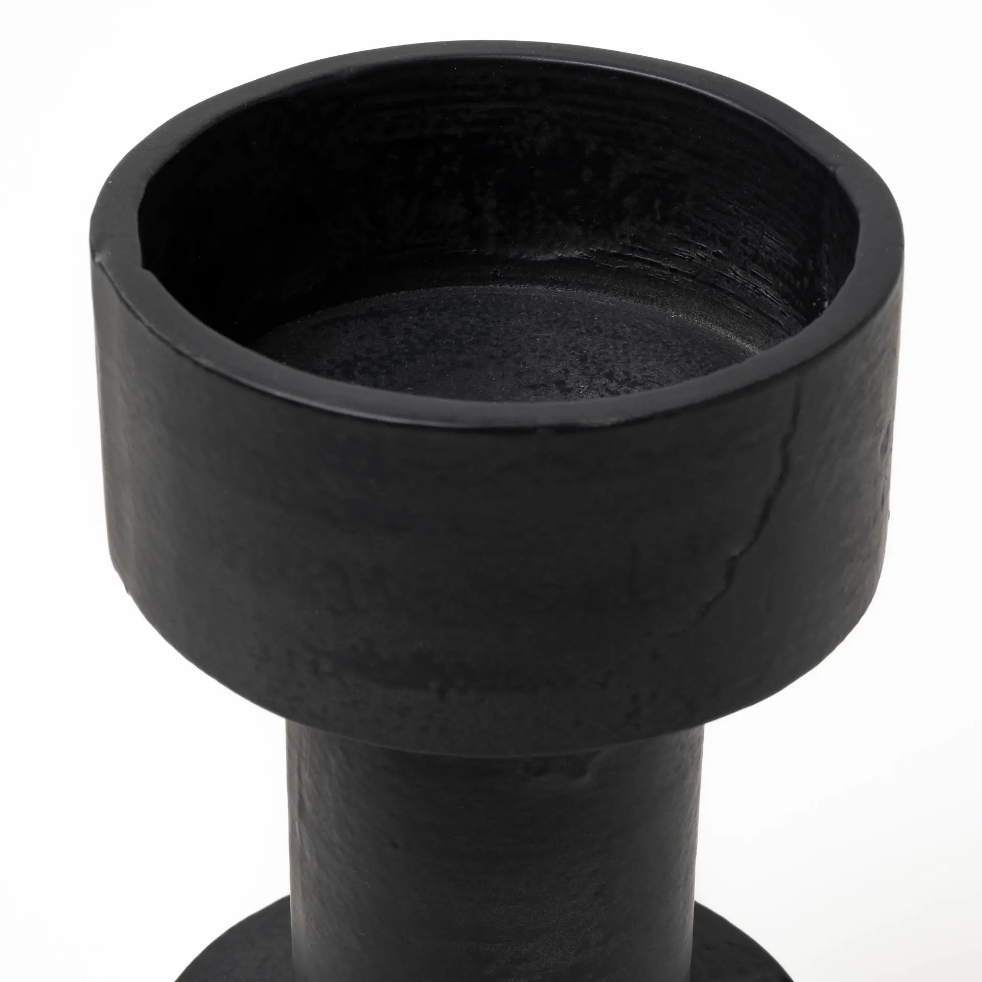 Bolton Black Metal Candle Holders, Set of 2-7