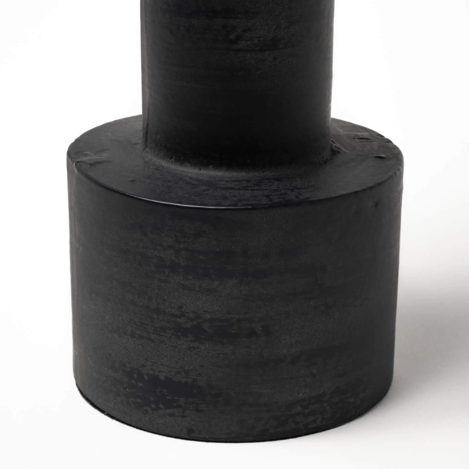 Bolton Black Metal Candle Holders, Set of 2-8