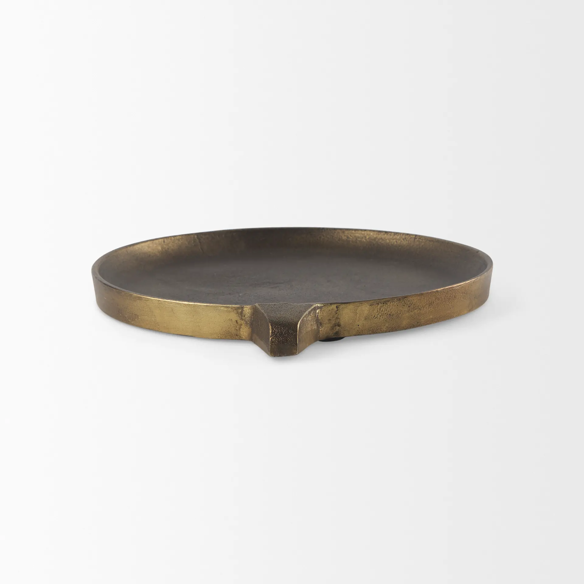 Marlowe Small Antiqued Gold Tray-5