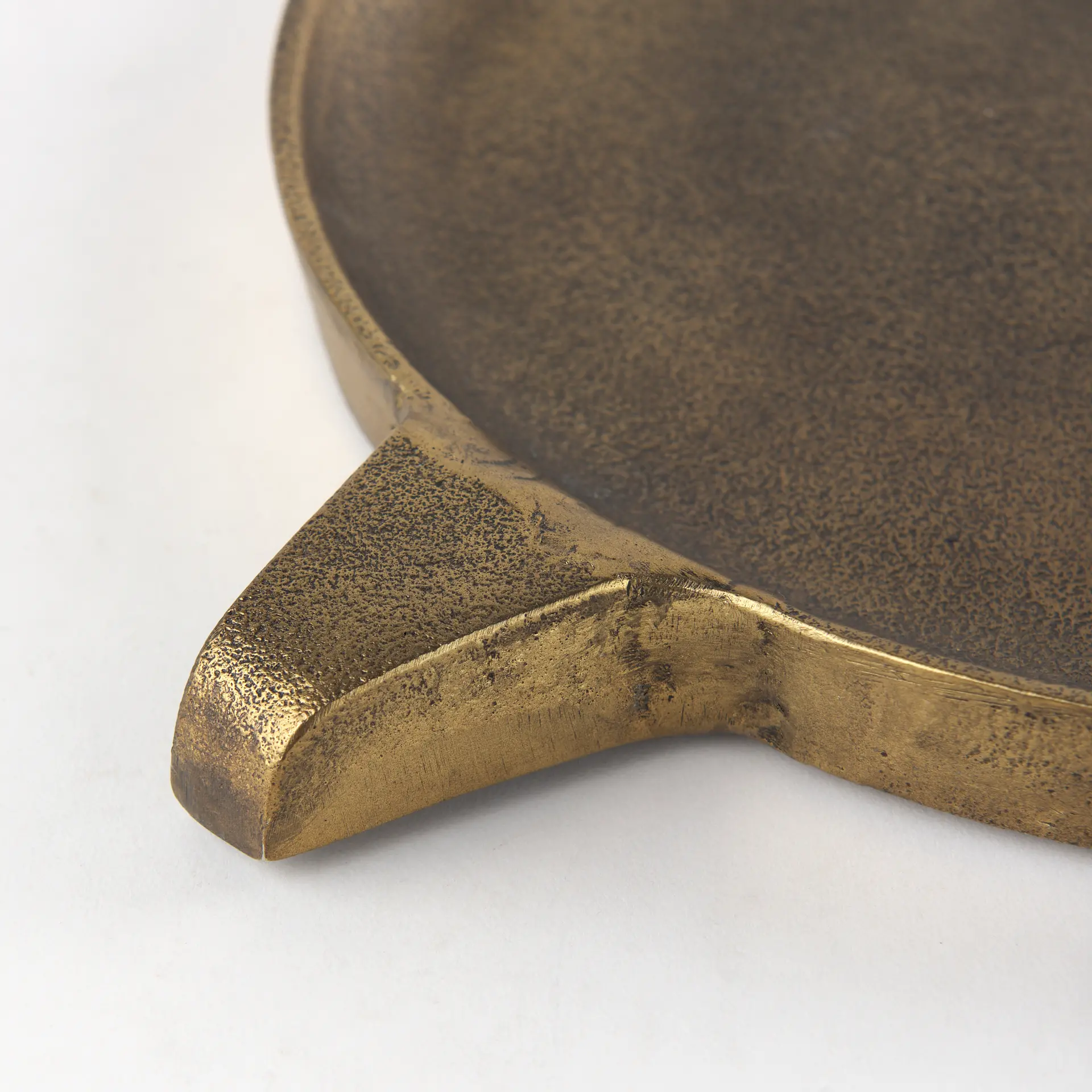 Marlowe Small Antiqued Gold Tray-8