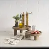 Virve Gray Wash Wooden Trays
