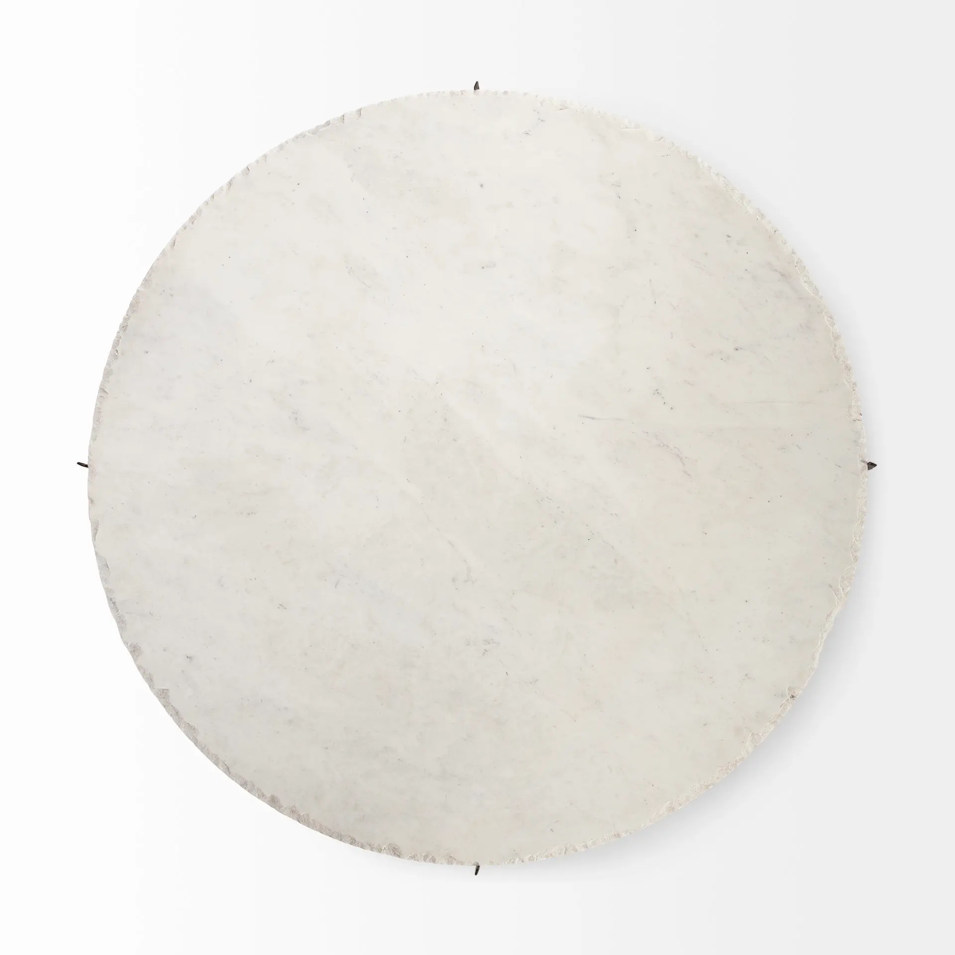 Reinhold White Marble and Gold Metal Coffee Table-8