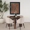 Soma 48  Red Brown Acacia Wood Dining Table
