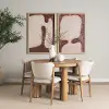 Soma 48  Light Brown Mango Wood Dining Table