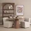 Jovani 48  Solid Light Brown Mango Wood Dining Table