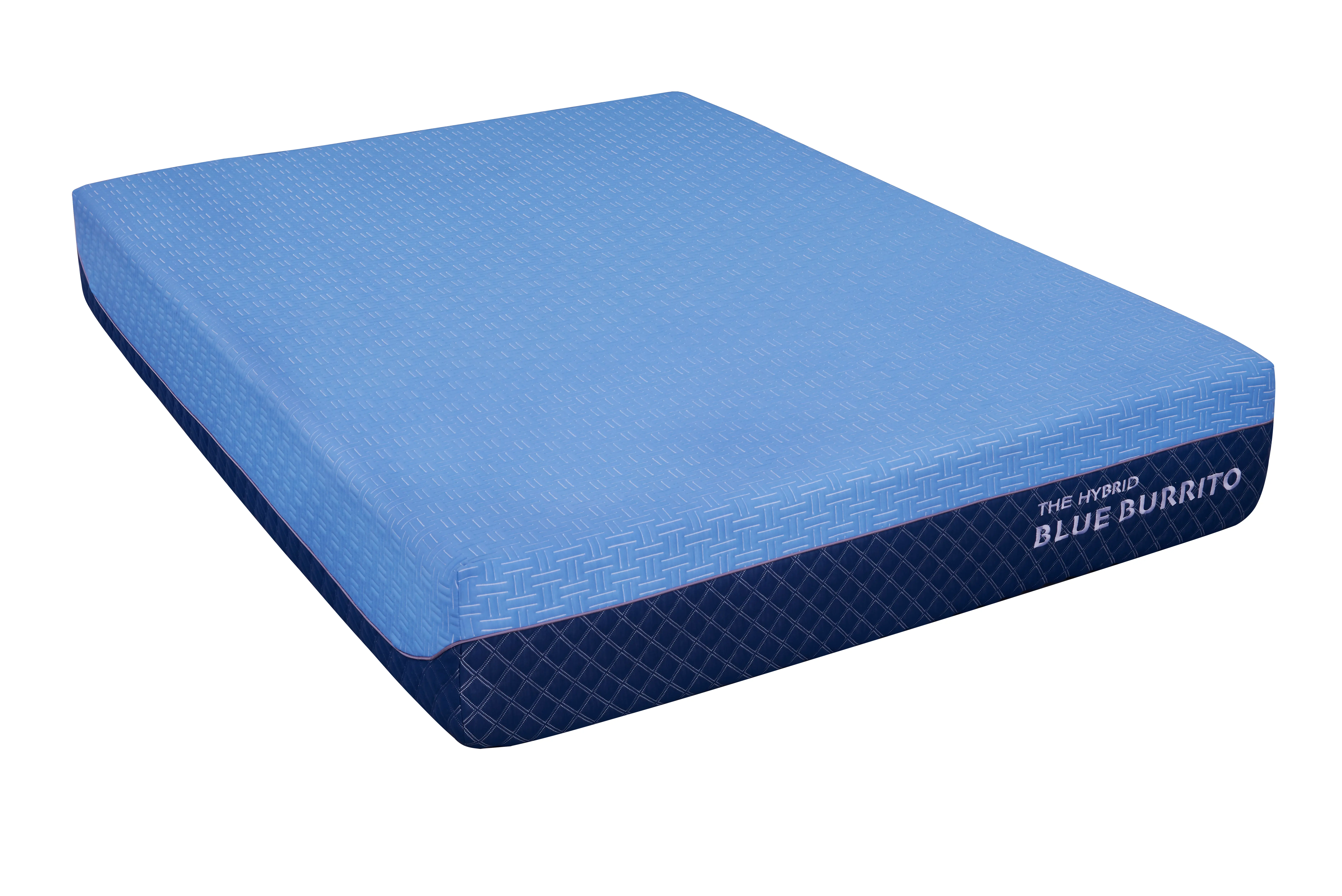 BH-BBHY-110CK Blue Burrito Hybrid 2.0 Memory Foam California King Mattress-1