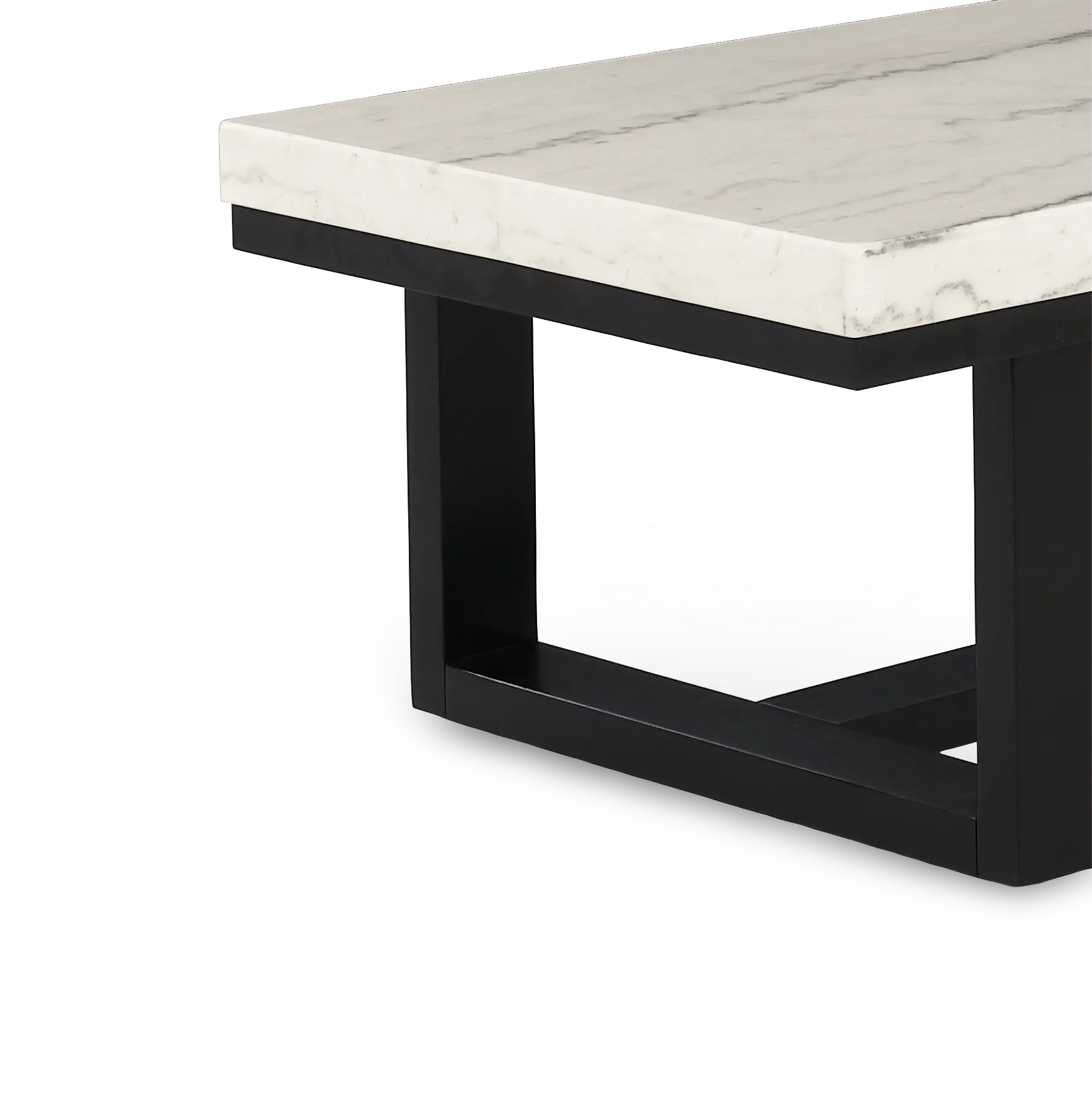 Lucca White Marble Coffee Table-6