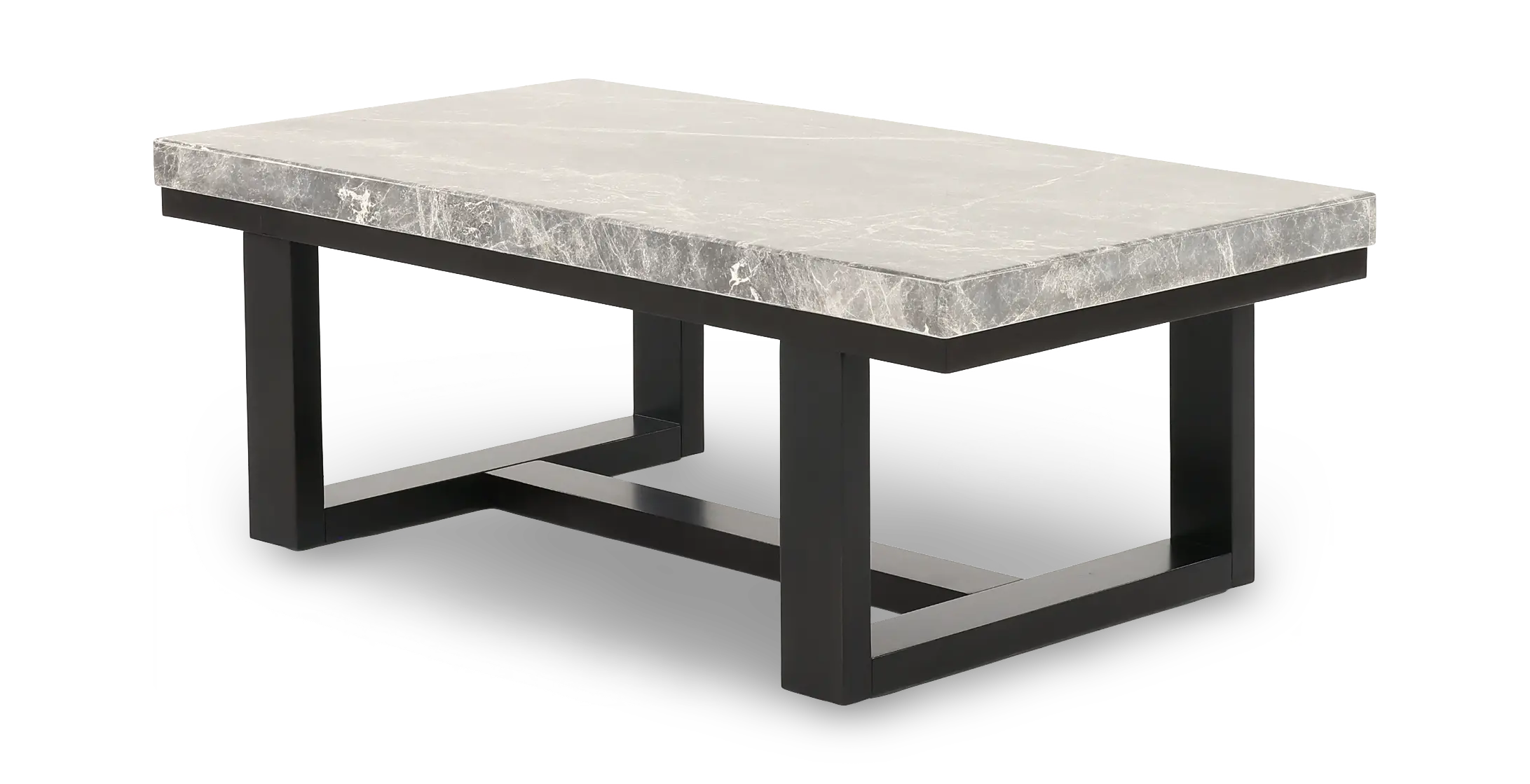 Lucca Gray Marble Coffee Table-5