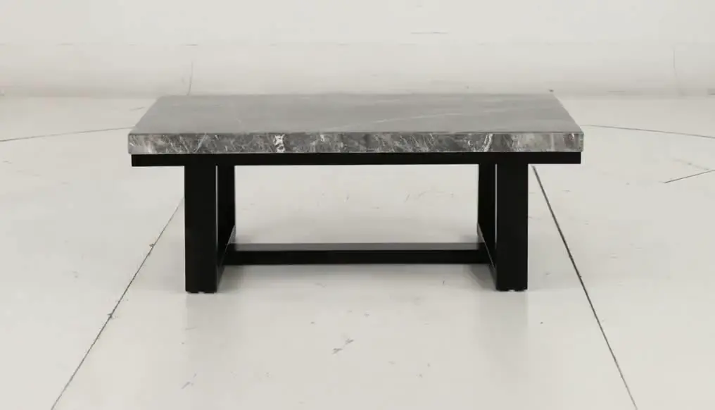 Lucca Gray Marble Coffee Table-8