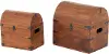 Handmade Wood Large Brown Decorative Box
