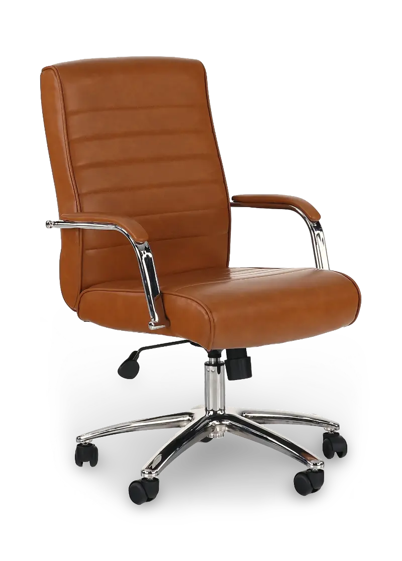 Midway Caramel Brown Executive Office Chair