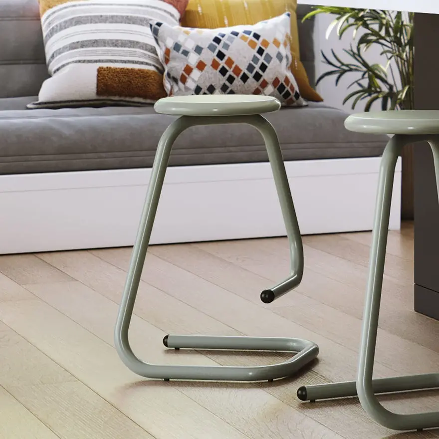 Paperclip70 Leek Green Counter‑Height Bar Stool-8