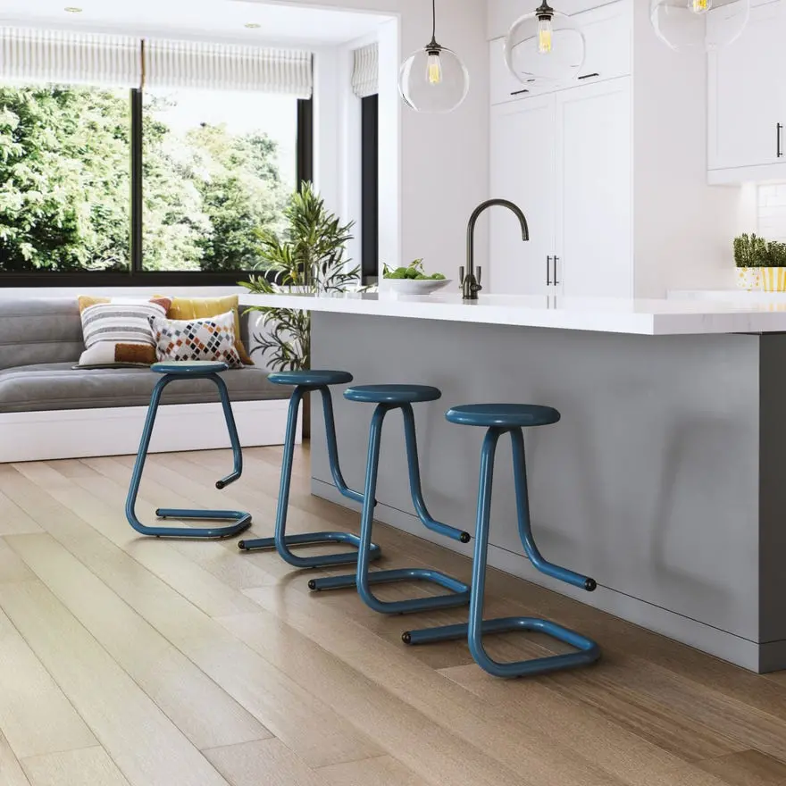 Paperclip70 Berry Blue Counter‑Height Bar Stool-2