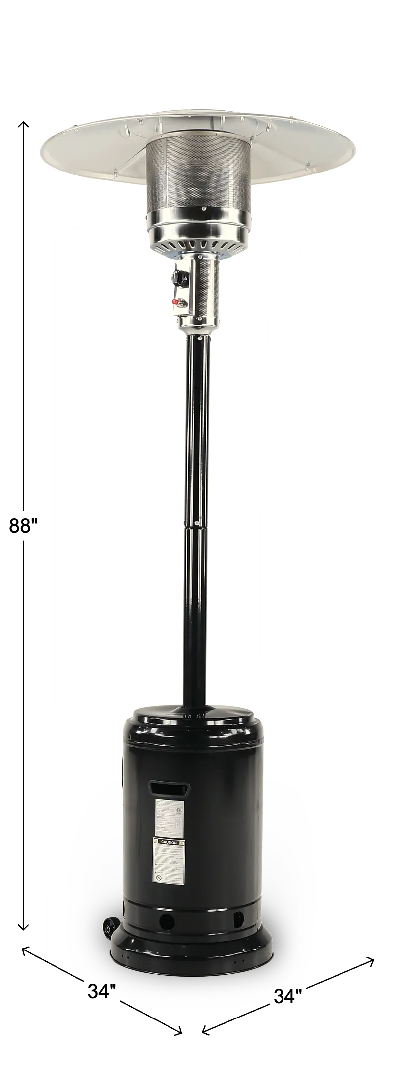 Aaron Black Patio Heater-3