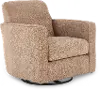 Comrade Umber Swivel Glider Chair