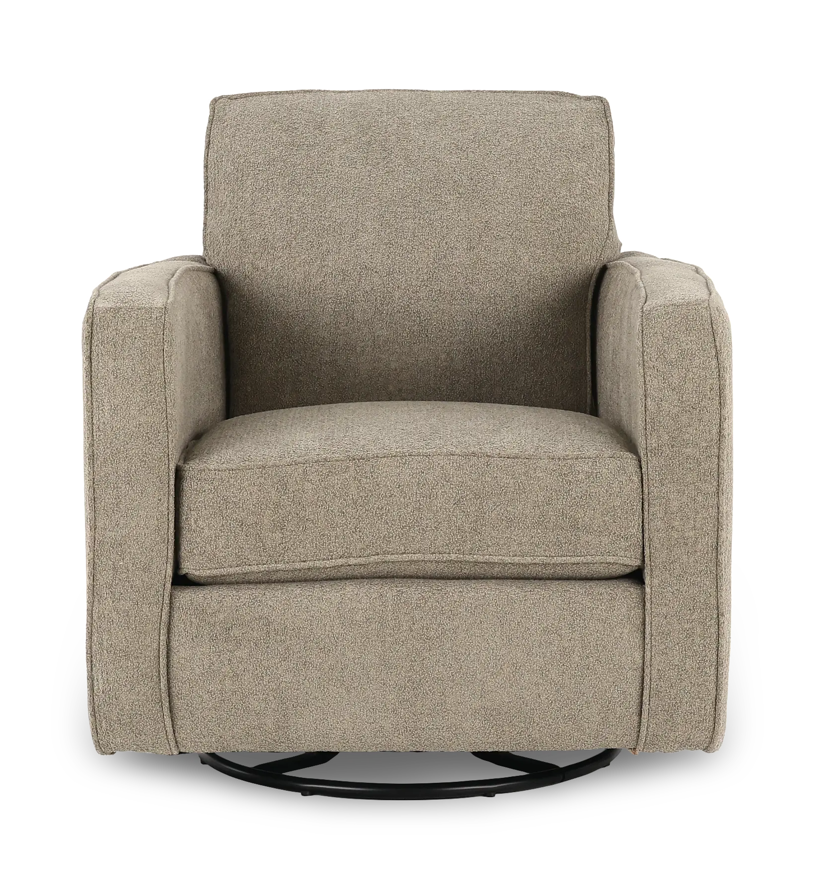 Comrade Olive Gray Swivel Glider Chair-4