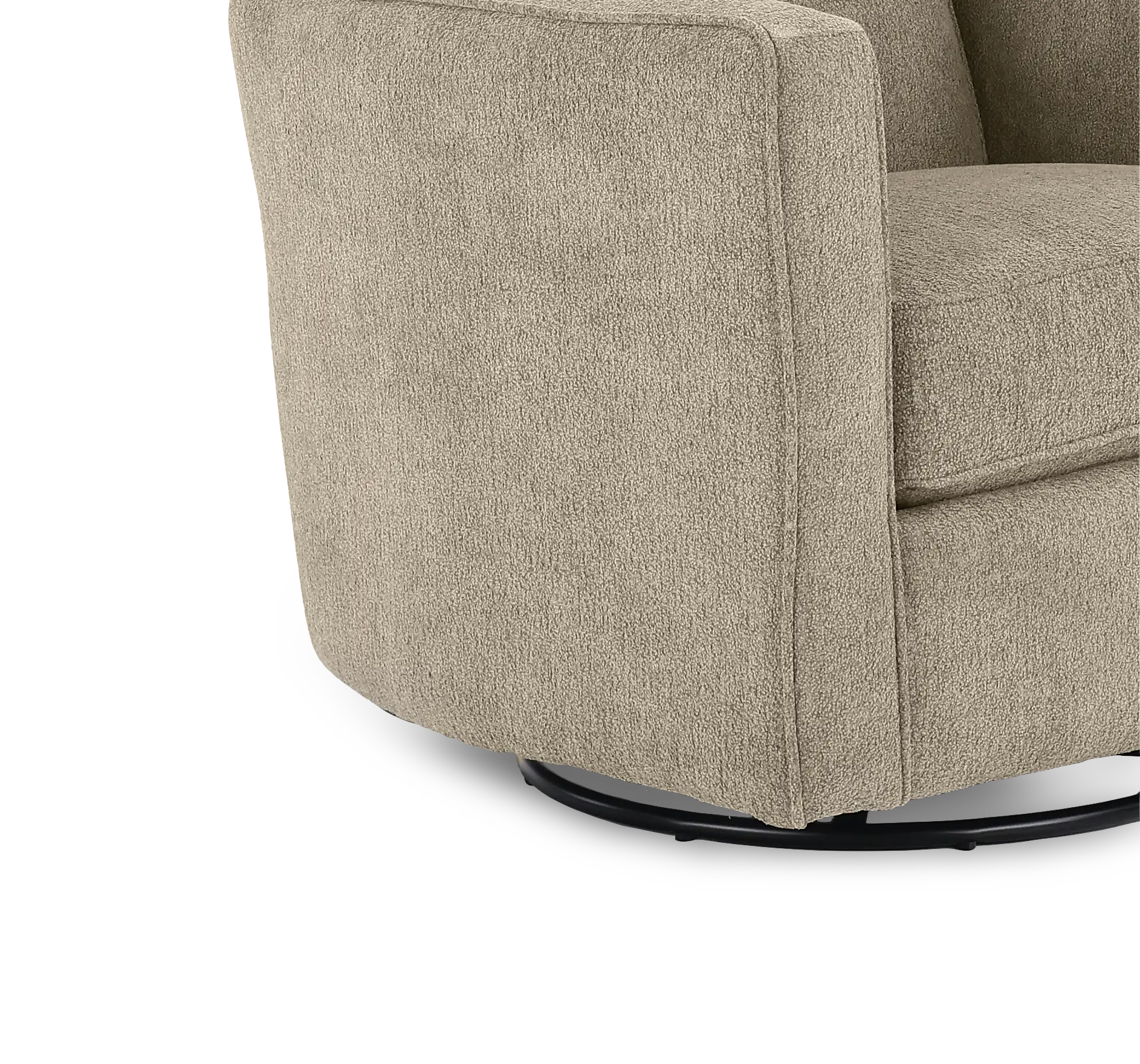 Comrade Olive Gray Swivel Glider Chair-7