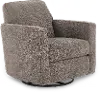 Comrade Iron Gray Swivel Glider Chair