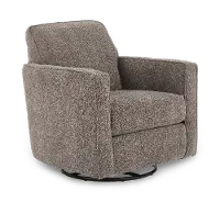 Comrade Iron Gray Swivel Glider Chair