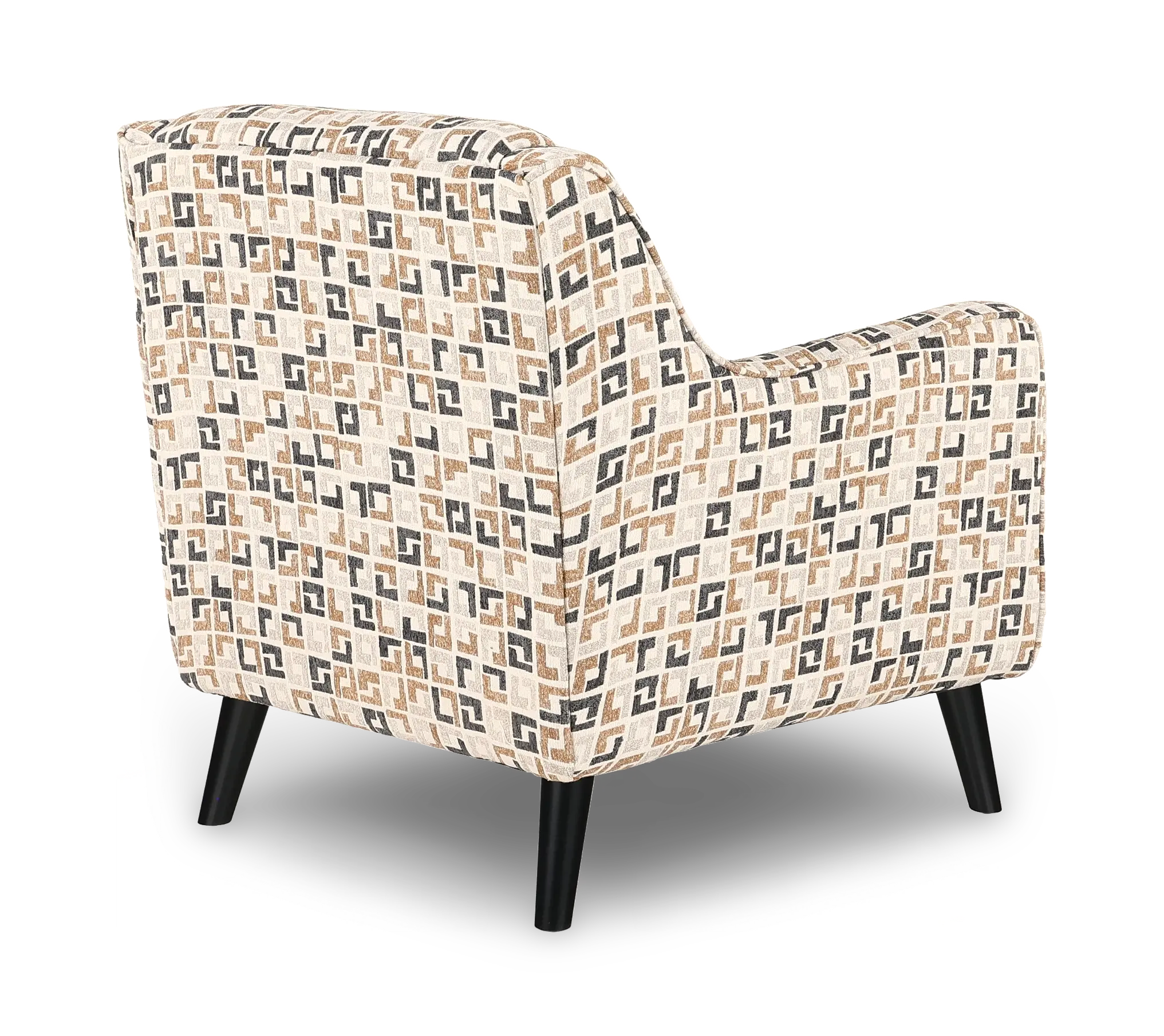 Farrow Sandlewood Brown Geometric Accent Chair-6