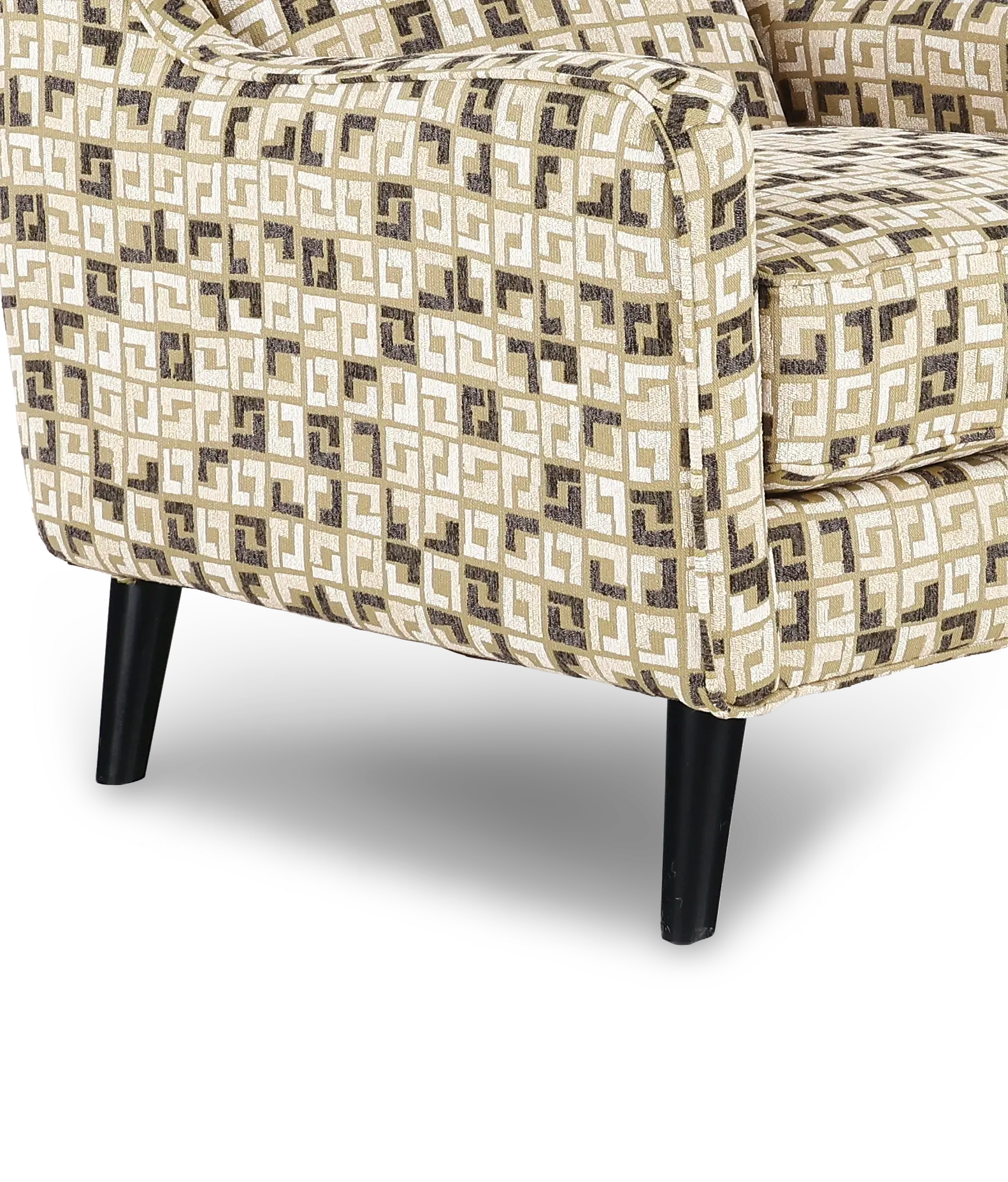 Farrow Wasabi Tan and Cream Accent Chair-7