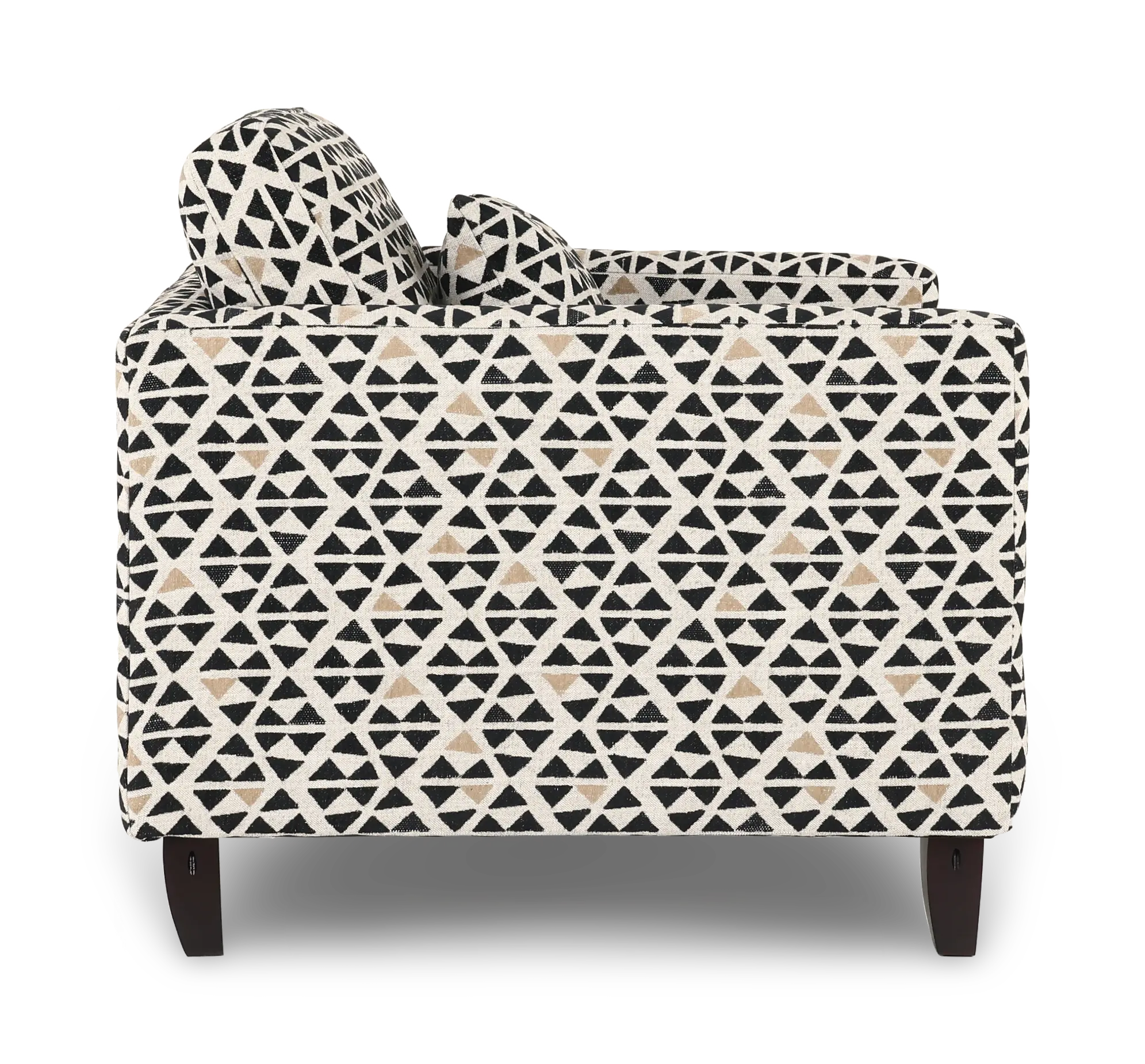 Bodega Onyx Geometric Accent Chair-5