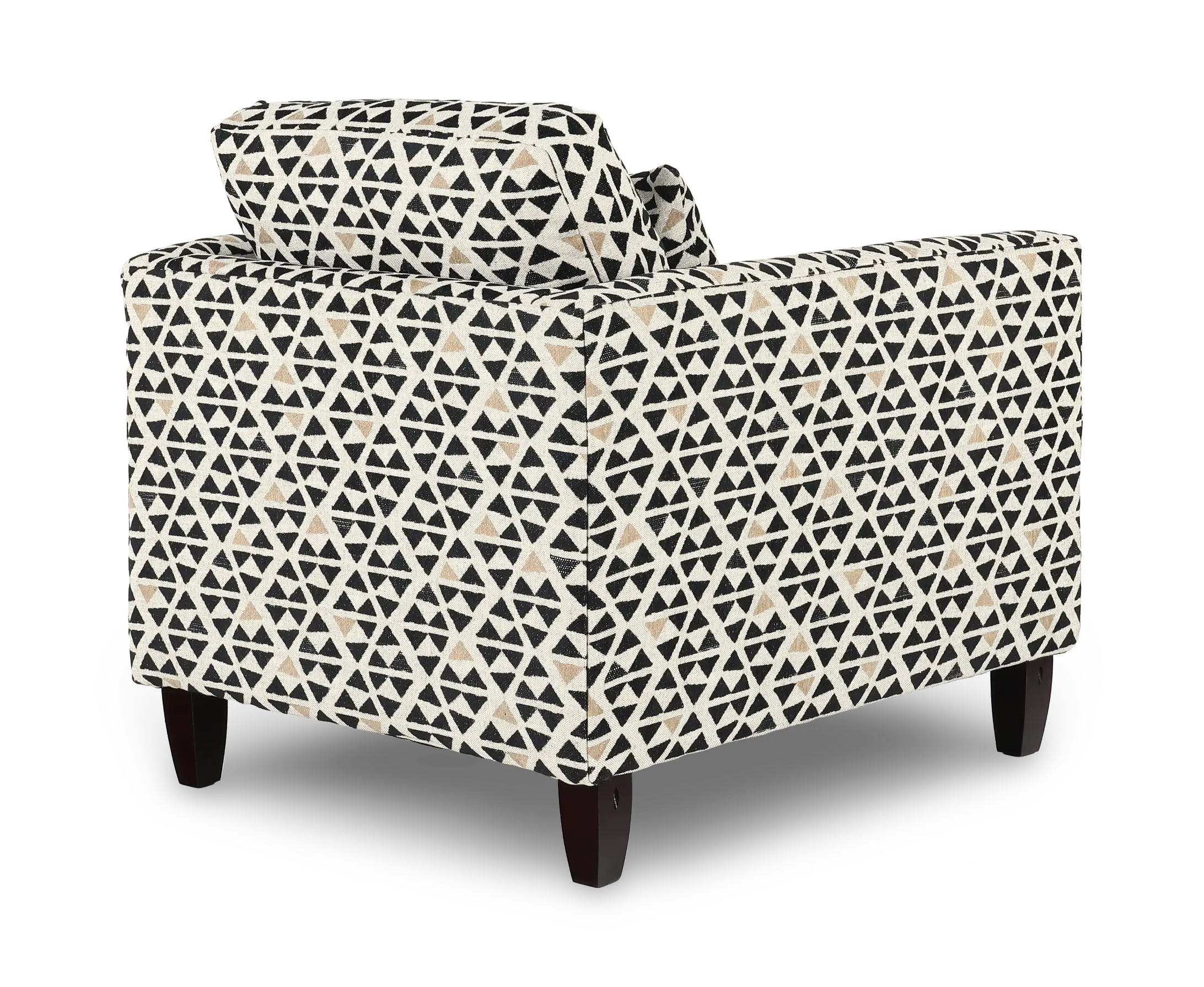Bodega Onyx Geometric Accent Chair-6