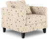 Bodega Mineral Gray Geometric Accent Chair