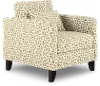 Bodega Garden Green Geometric Accent Chair