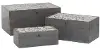 Wolfe Medium Gray Wood Floral Decorative Box