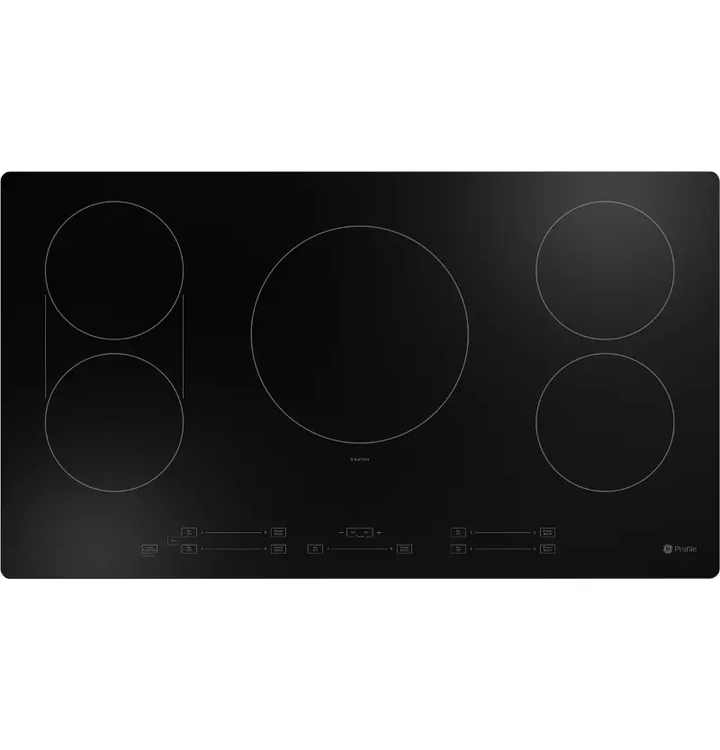 GE Profile 36 Inch Induction Cooktop - Black