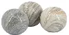 Brown Marble Accent Balls Set of 3