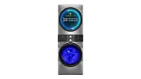 WGF5727TR Whirlpool Smart FreshFlow Vent Gas Laundry Tower - Radiant Silver