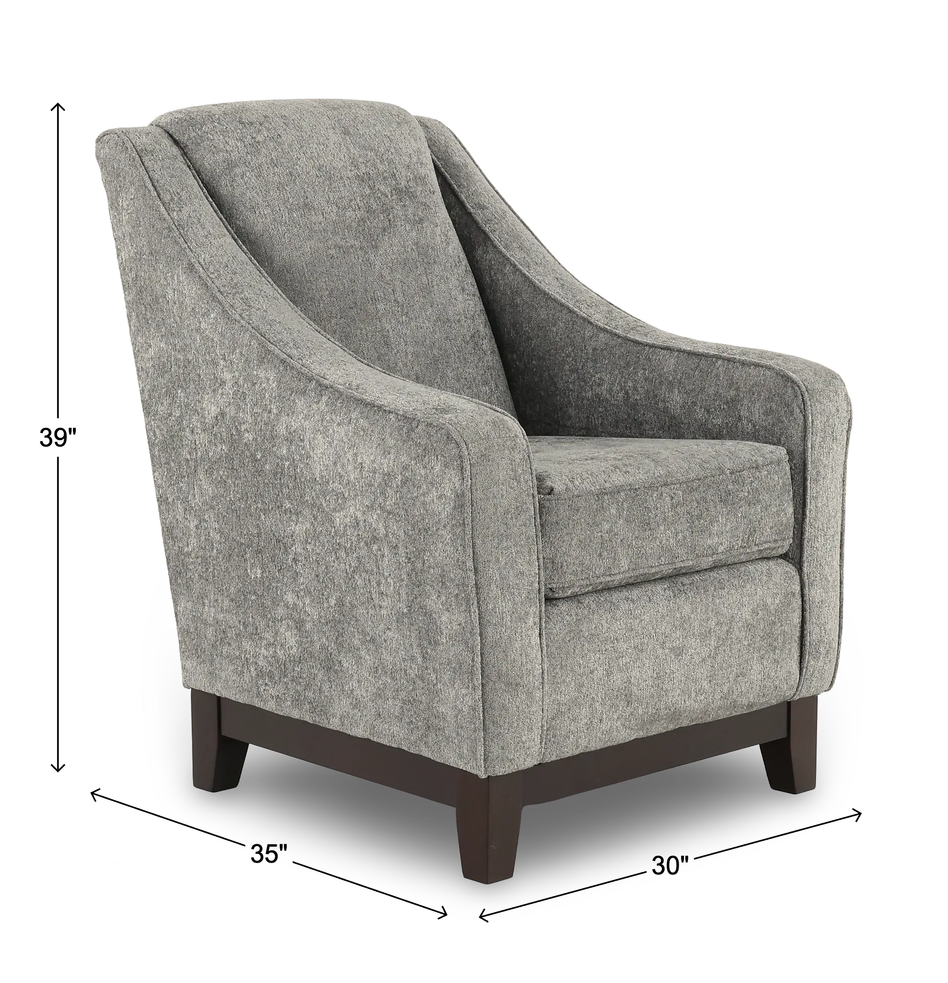 Mariko Slate Gray Club Chair-3