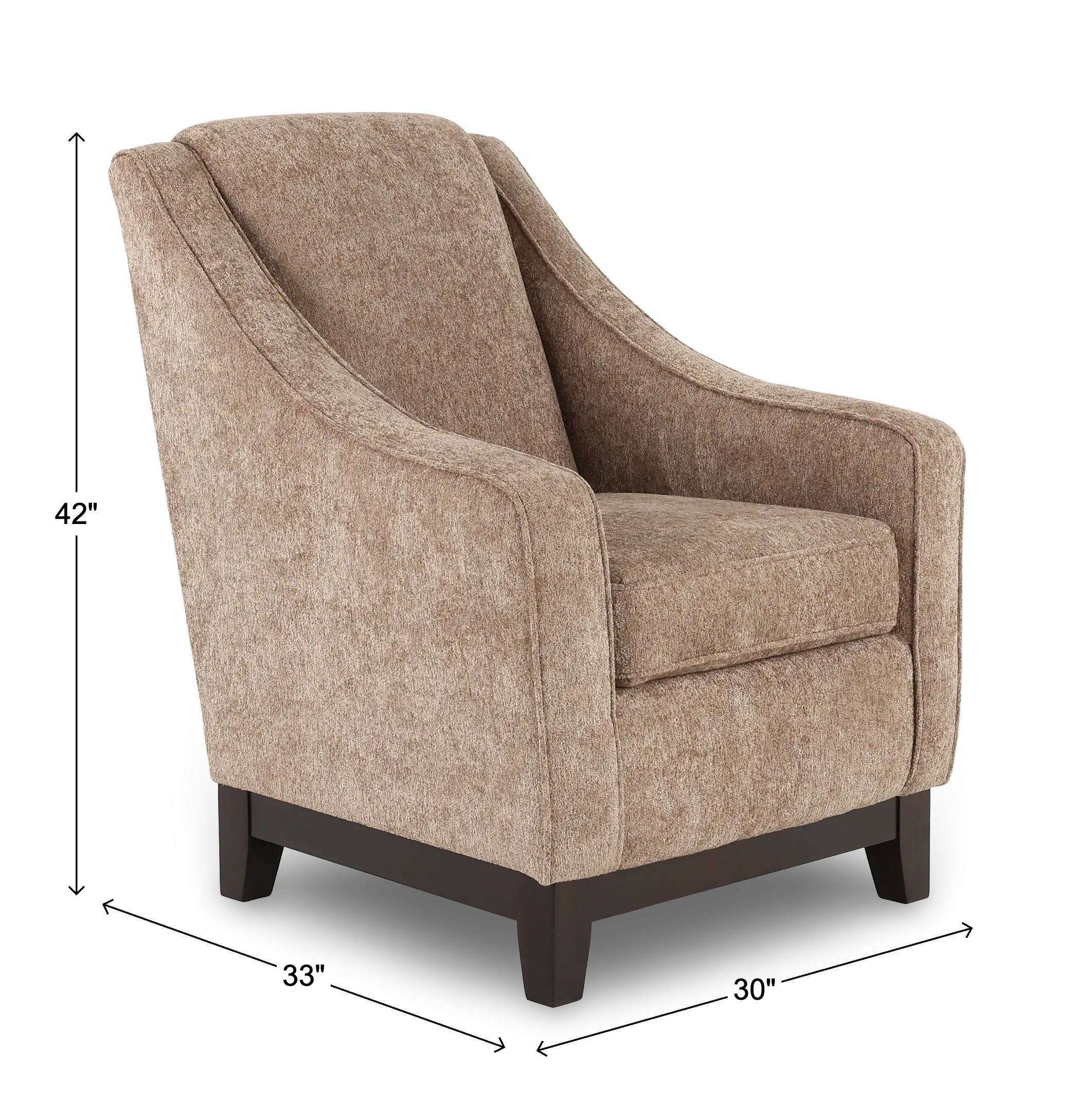 Mariko Caramel Brown Club Chair-3