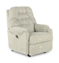 Sondra Light Gray Power Rocker Recliner
