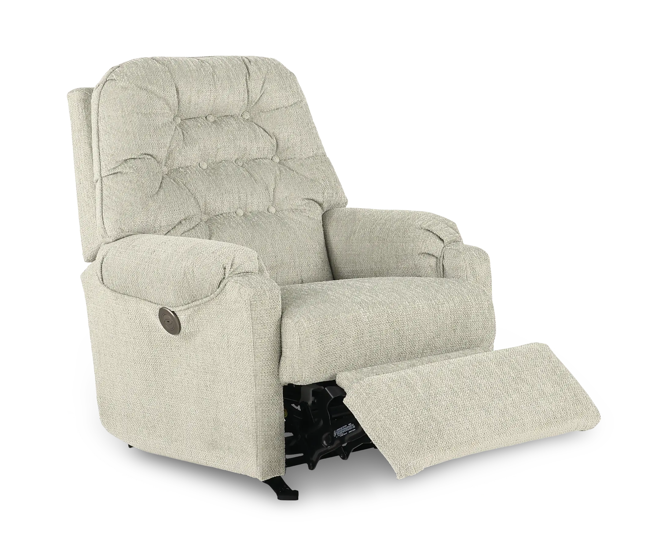 Sondra Light Gray Power Rocker Recliner-5