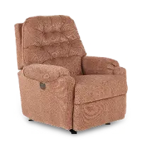 Sondra Marsala Brown Power Rocker Recliner