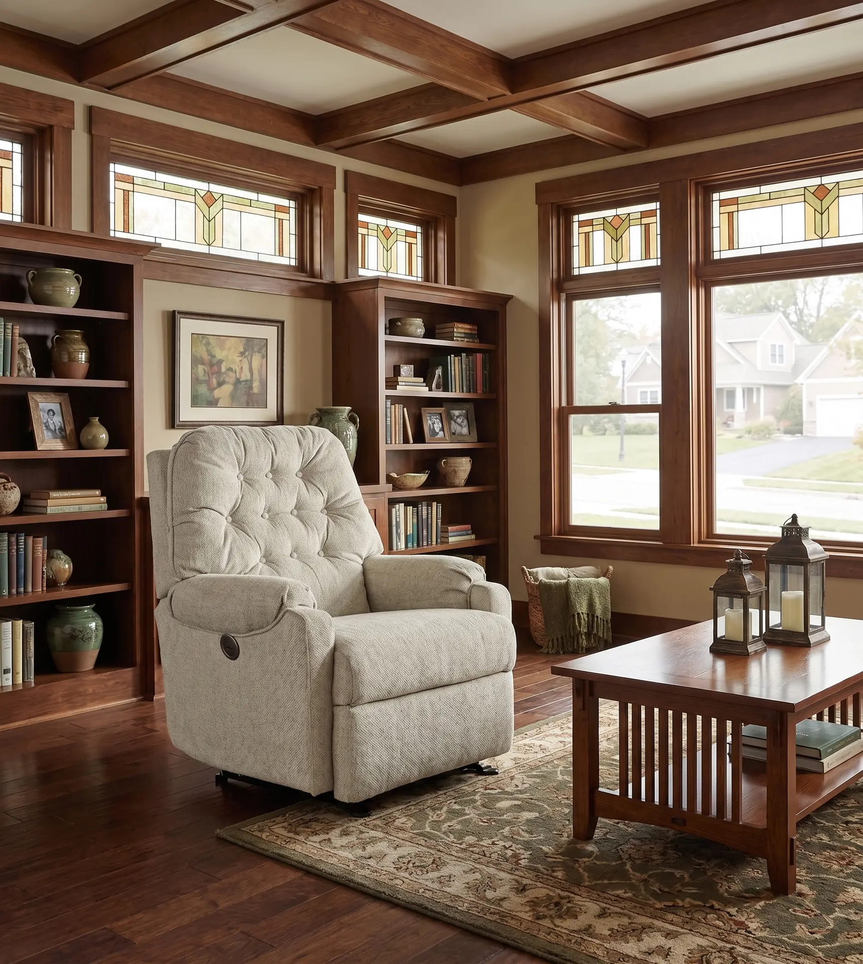 Sondra Light Gray Space Saver Power Recliner-2