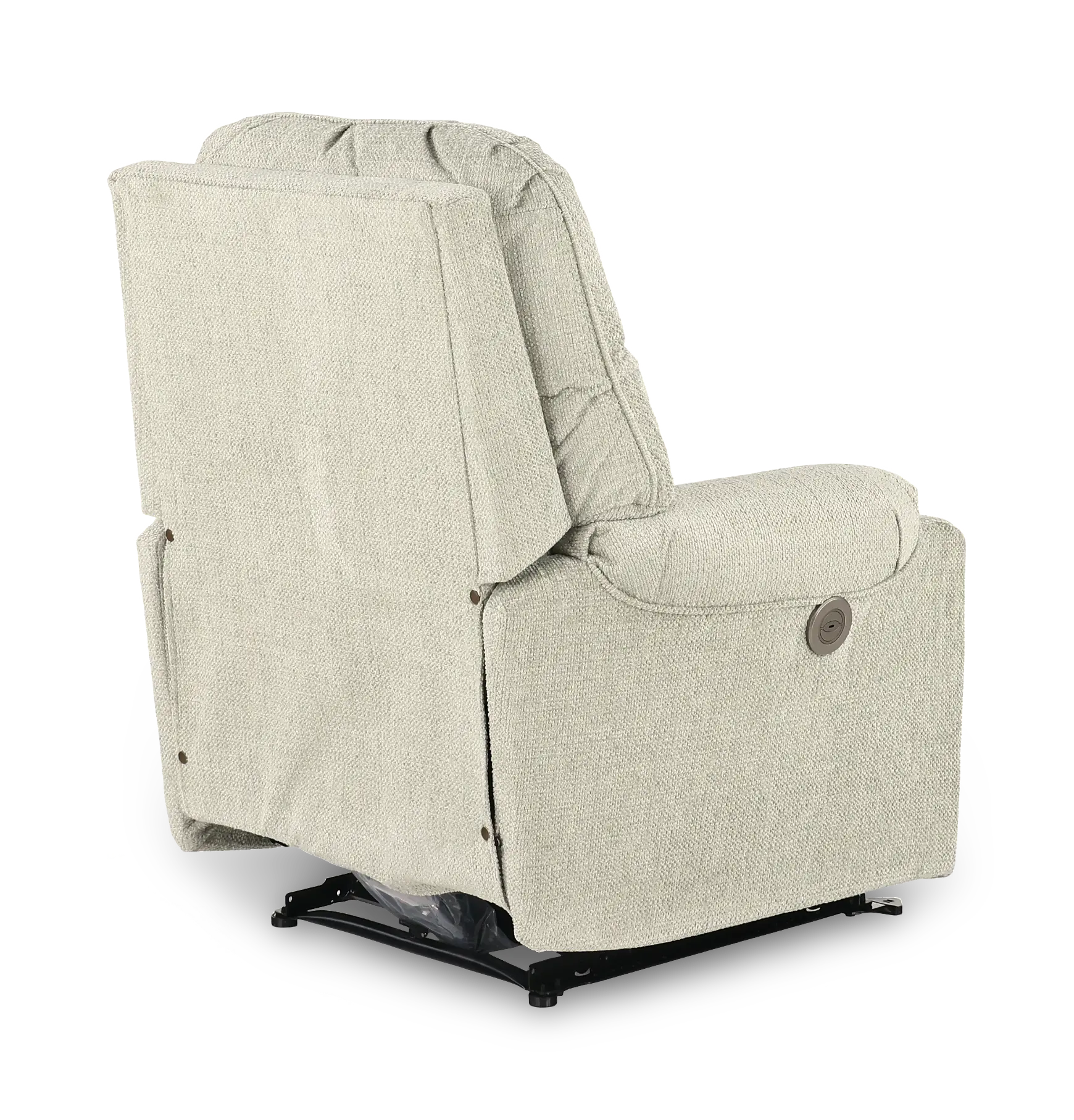 Sondra Light Gray Space Saver Power Recliner-7