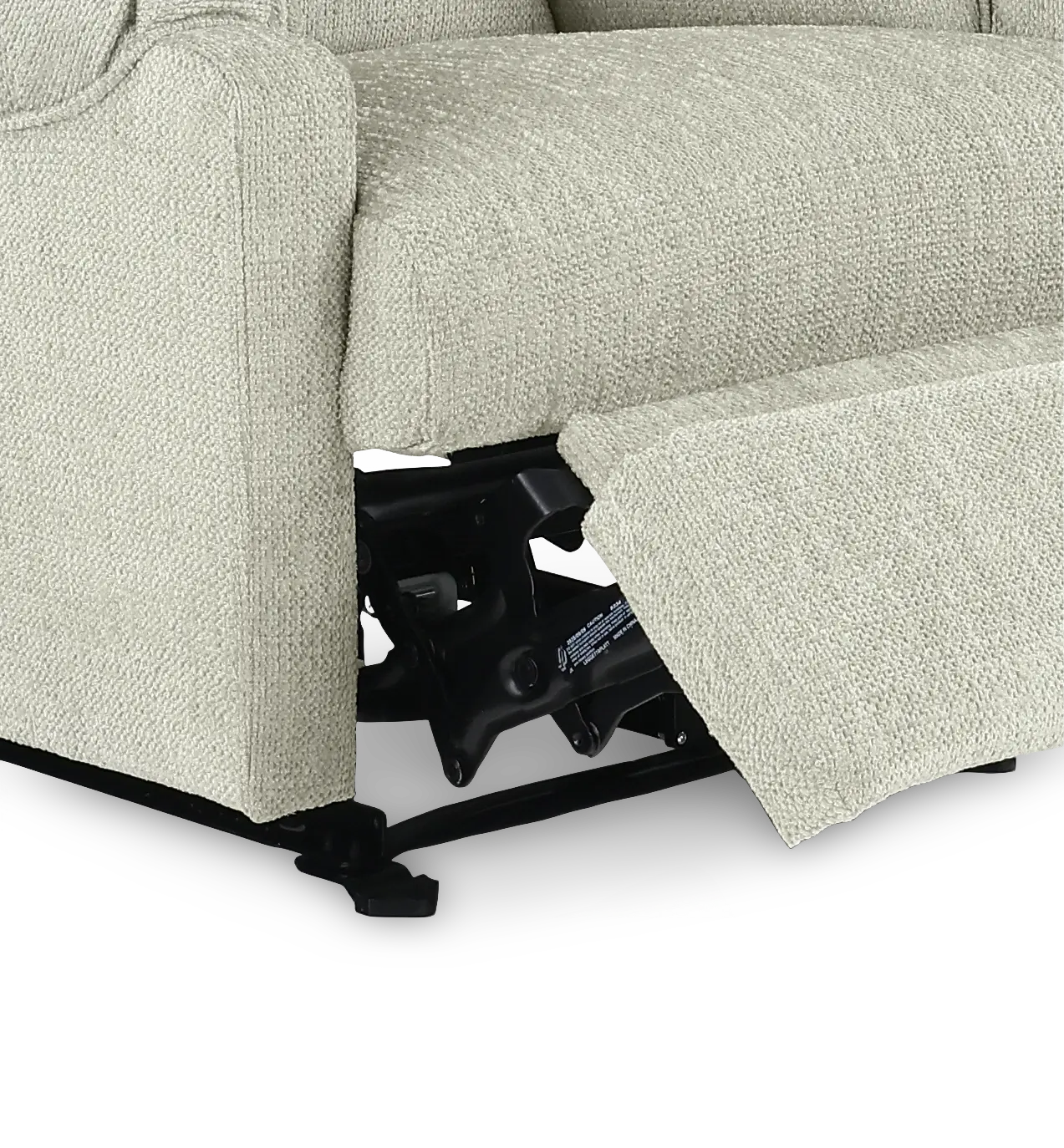 Sondra Light Gray Space Saver Power Recliner-9