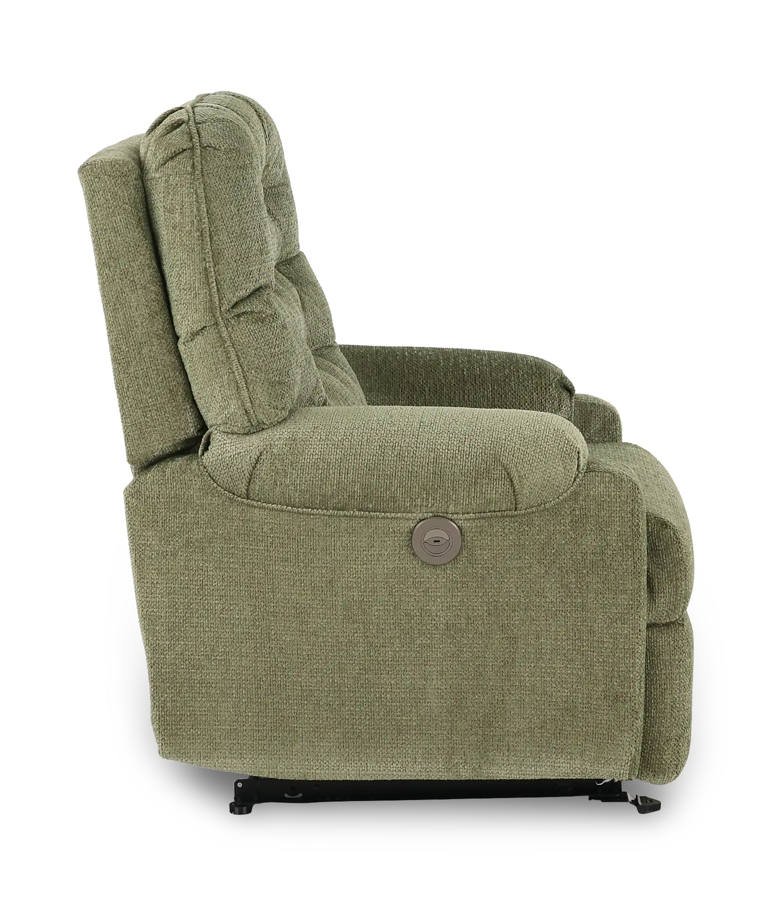 Sondra Moss Green Space Saver Power Recliner-6